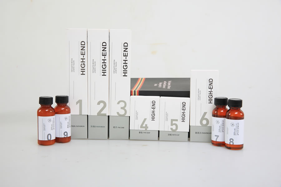 Hotel disposable toiletries