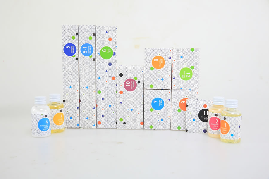 Hotel disposable toiletries