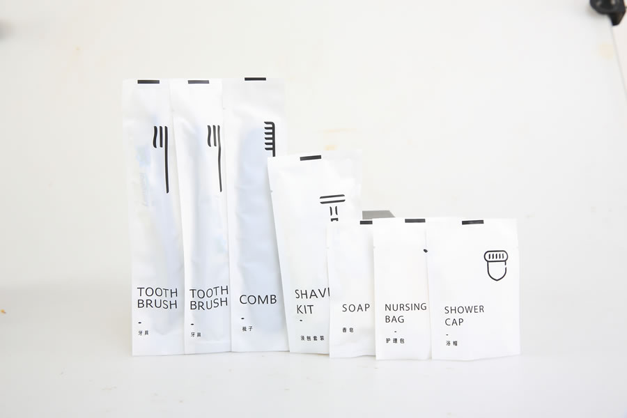 Hotel disposable toiletries